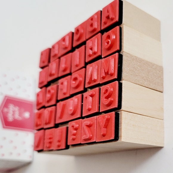 NIB Alphabet Rubber stamps - Picture 3 of 5